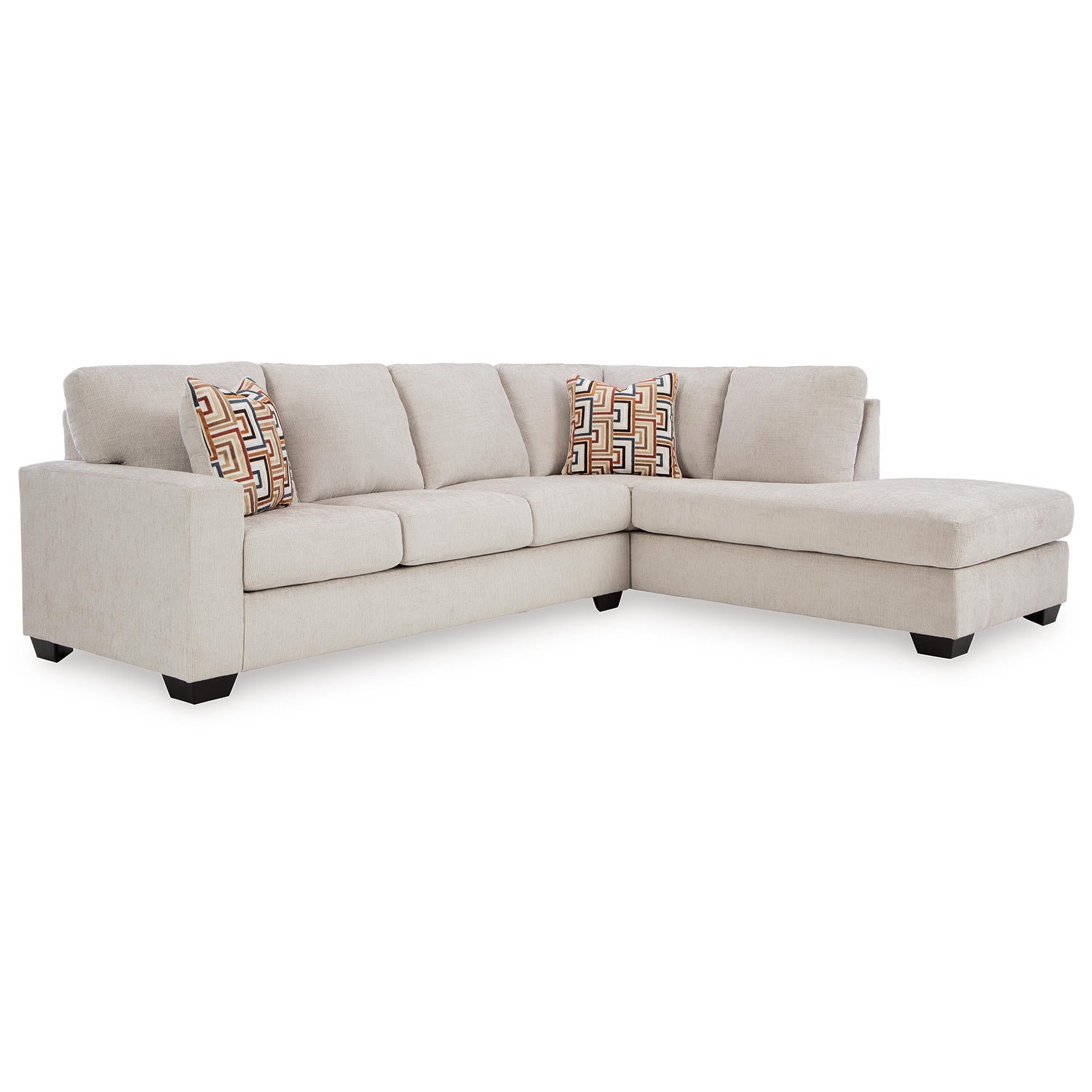 Aviemore 2-Piece Sectional Sofa with Chaise, Linen-Look Upholstery
