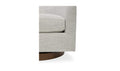 Oscy Swivel Chair - Splashed White - Calgary Furniture Store