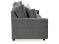 Stairatt Upholstered 3-Seater Sofa Gray Performance Fabric Modern Design