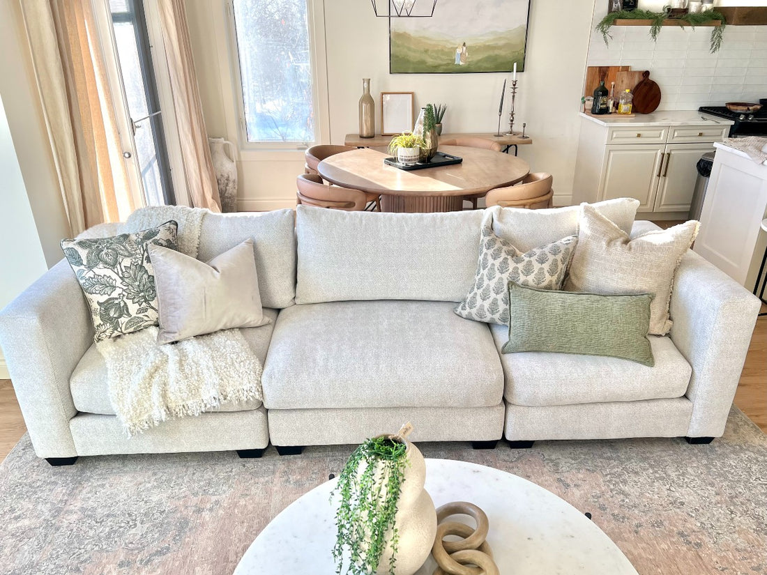 🇨🇦 Custom 3-pc Cloud Modular Sectional - Calgary Furniture Store