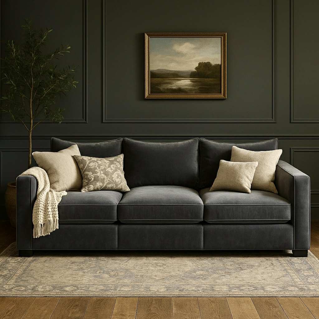 3-pc custom modular sectional by Showhome Furniture