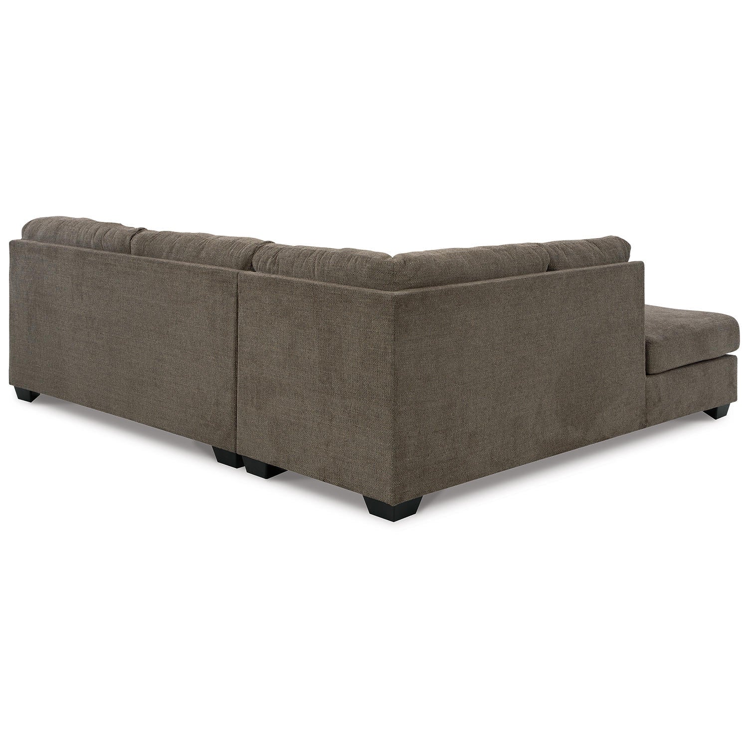Mahoney 2-Piece Sectional Sofa with Chaise Tufted Back Pebble