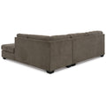 Mahoney 2-Piece Sectional Sofa with Chaise Tufted Back Pebble