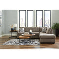 Mahoney 2-Piece Sectional Sofa with Chaise Tufted Back Pebble