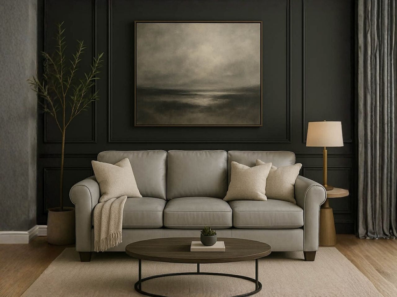 3179 Decor-Rest Leather Custom Condo Sofa in Calgary