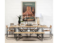 Papillion Blonde Wood Dining Bench | Calgary Furniture Store