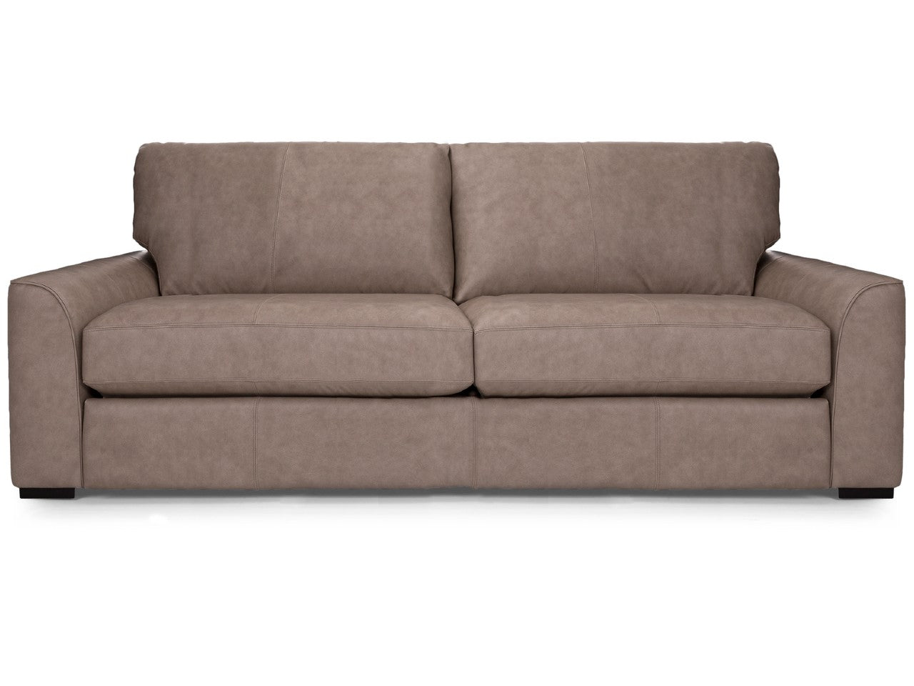 🇨🇦 3786 Custom Leather Sofa | Calgary Furniture Store