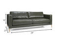 🇨🇦 3795 Custom Leather Sofa - Calgary Furniture Store