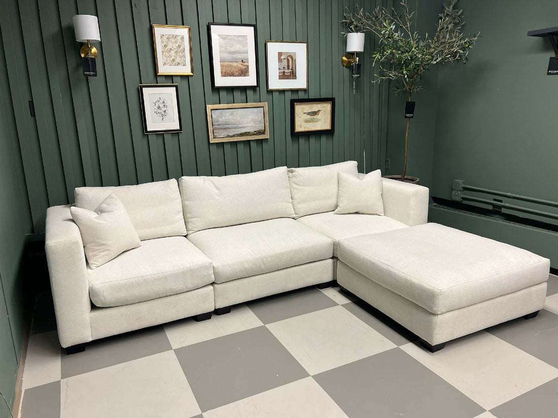 🇨🇦 Custom 4-pc Cloud Modular Sectional - Calgary Furniture Store