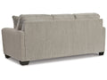 Cashton Chunky Plush Sofa with Textured Upholstery and Pillows
