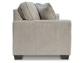 Cashton Chunky Plush Sofa with Textured Upholstery and Pillows