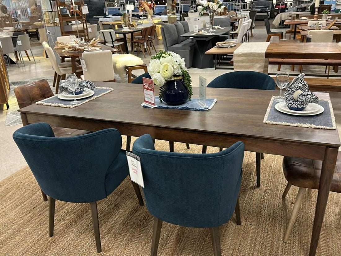 Niles Dining Chair - Navy | Calgary Furniture Store