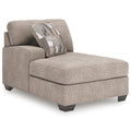 Seyler Lane 3-Piece Sectional Sofa with Double Chaise, Symmetrical Hemp