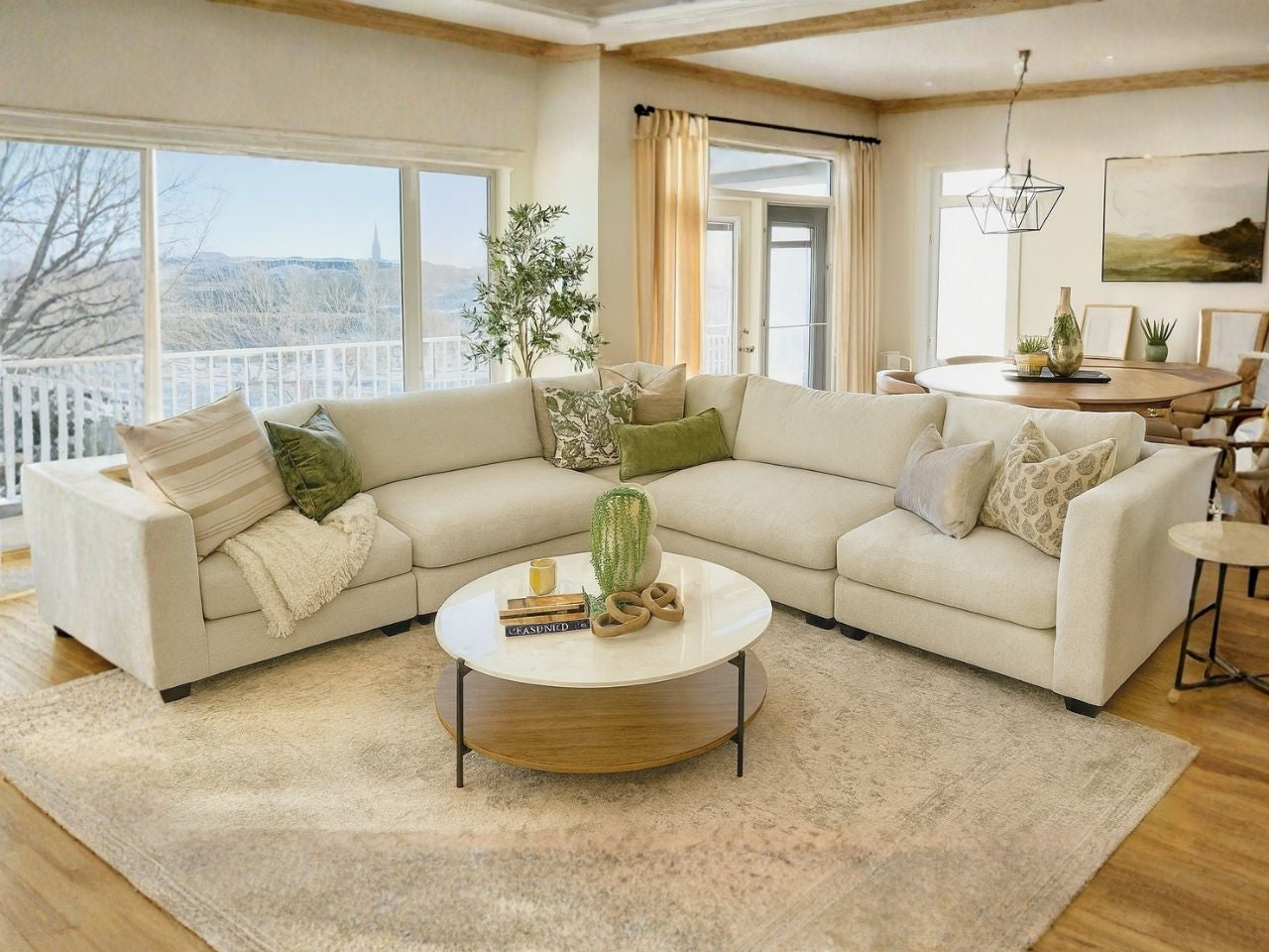 🇨🇦 Custom 5-pc Cloud Modular Sectional - L Configuration