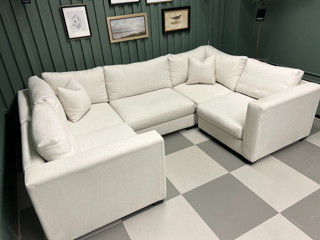 🇨🇦 Custom 5-pc Cloud Modular Sectional - U Configuration - Calgary Furniture Store