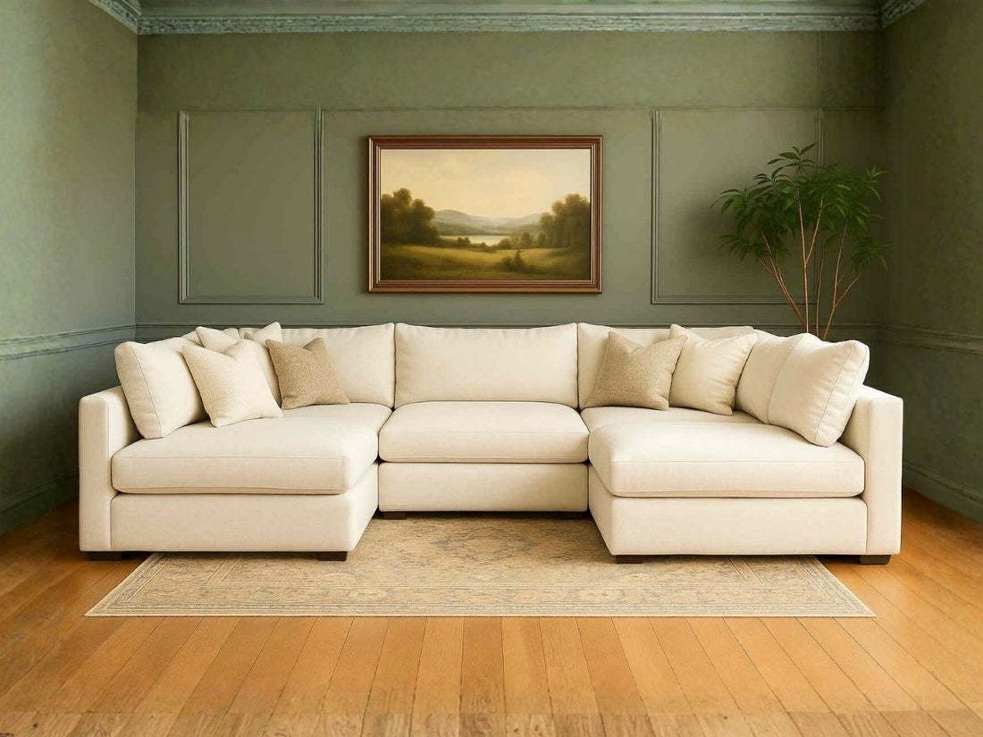 🇨🇦 Custom 5-pc Cloud Modular Sectional - U Configuration