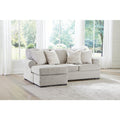 Eastonbridge Sectional Sofa Chaise with Reversible Cushions in Shadow