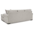 Eastonbridge Sectional Sofa Chaise with Reversible Cushions in Shadow