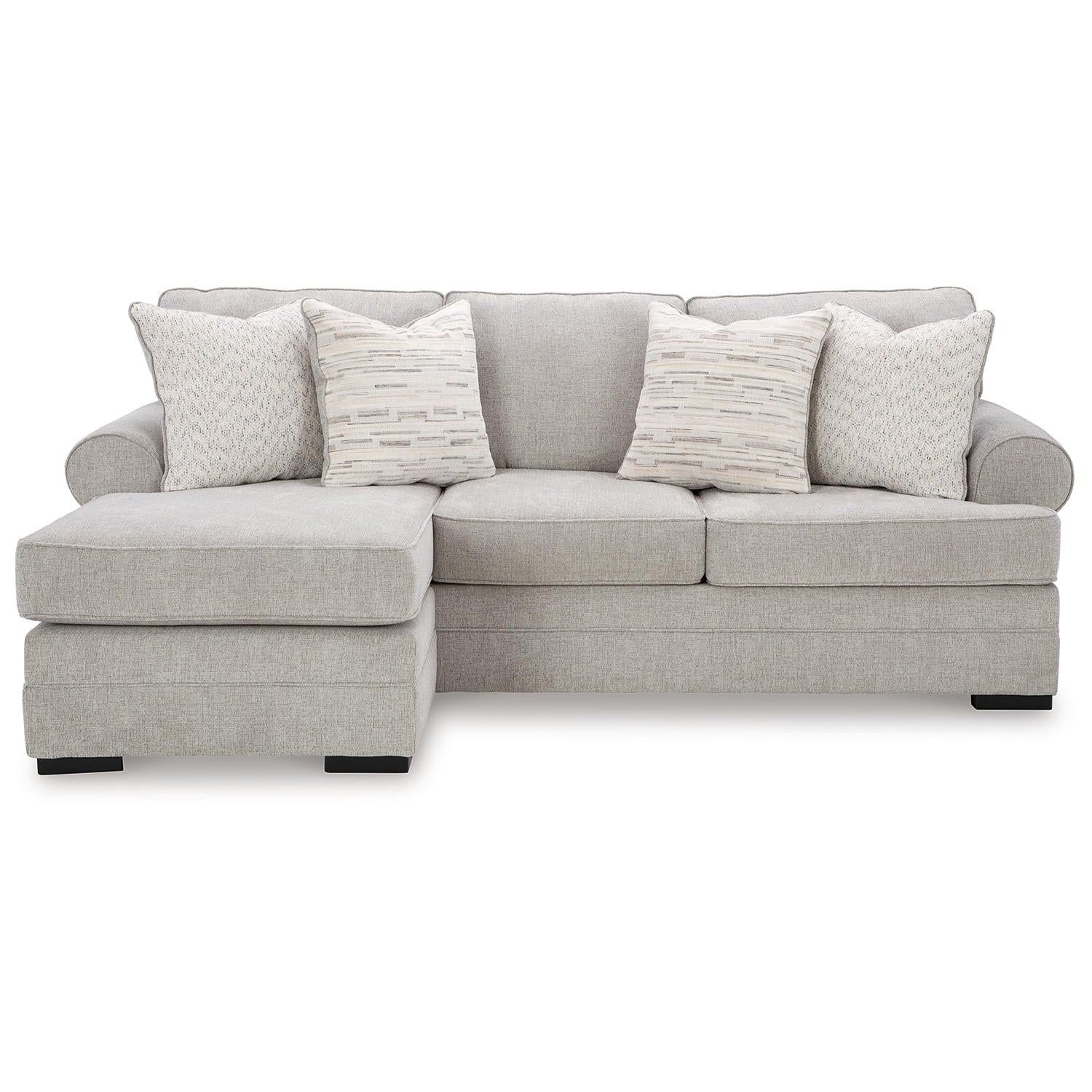 Eastonbridge Sectional Sofa Chaise with Reversible Cushions in Shadow