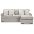 Eastonbridge Sectional Sofa Chaise with Reversible Cushions in Shadow