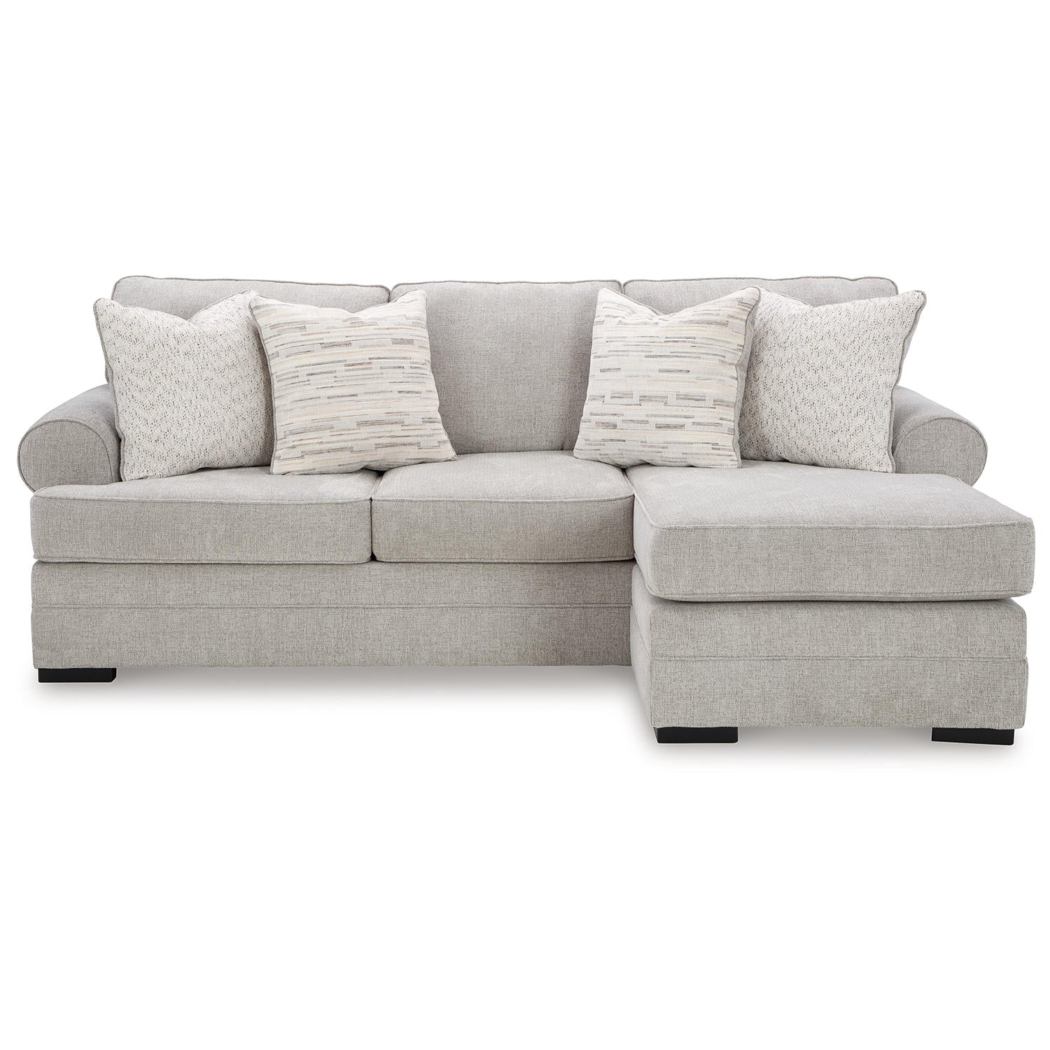 Eastonbridge Sectional Sofa Chaise with Reversible Cushions in Shadow