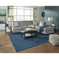 Altari 2-Piece Fabric Sectional with Chaise, Alloy Grey Chenille