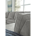 Altari 2-Piece Fabric Sectional with Chaise, Alloy Grey Chenille