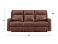 🇨🇦 Muskoka Power Leather Zero Gravity Reclining Sofa - Calgary Furniture Store