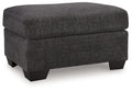 Benchcraft Loreo 3-Seat Modern Fabric Sofa with Accent Pillows