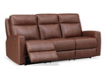 🇨🇦 Muskoka Power Leather Zero Gravity Reclining Sofa - Calgary Furniture Store