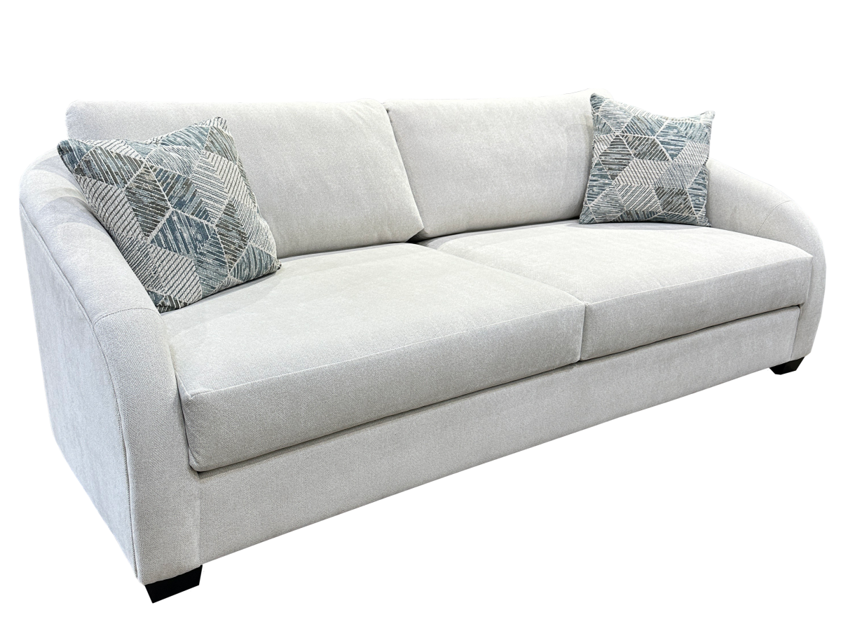 Lila Modern Deep-Seat Sofa with Plush Cushions and Pillows