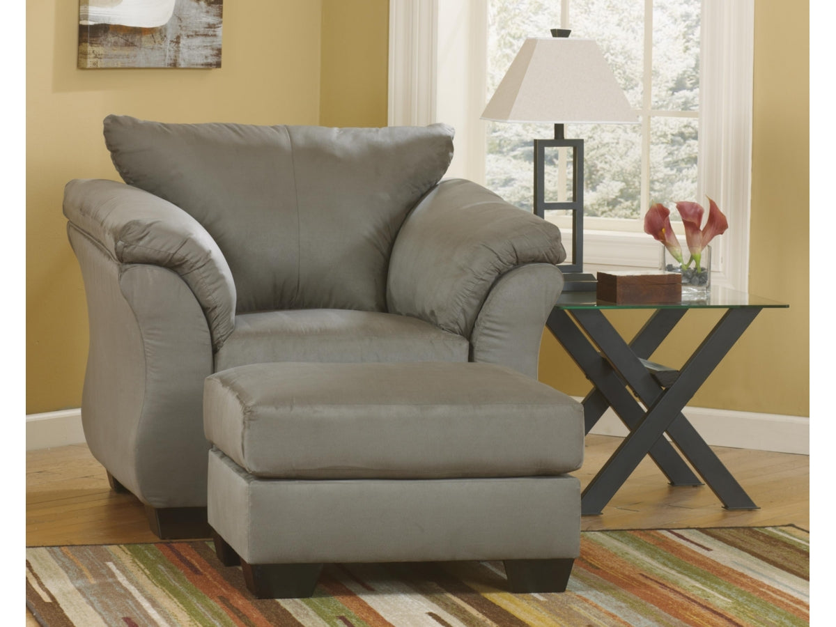 Darcy Contemporary Accent Chair with Wrapped Foam Pillow-Top Arms