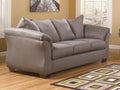 Darcy Curved Upholstered Sofa with Pillow-Top Arms, Performance Fabric