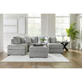 Signature Design Casselbury 2-Piece Fabric Sectional Sofa with Double Chaise
