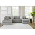 Signature Design Casselbury 2-Piece Fabric Sectional Sofa with Double Chaise