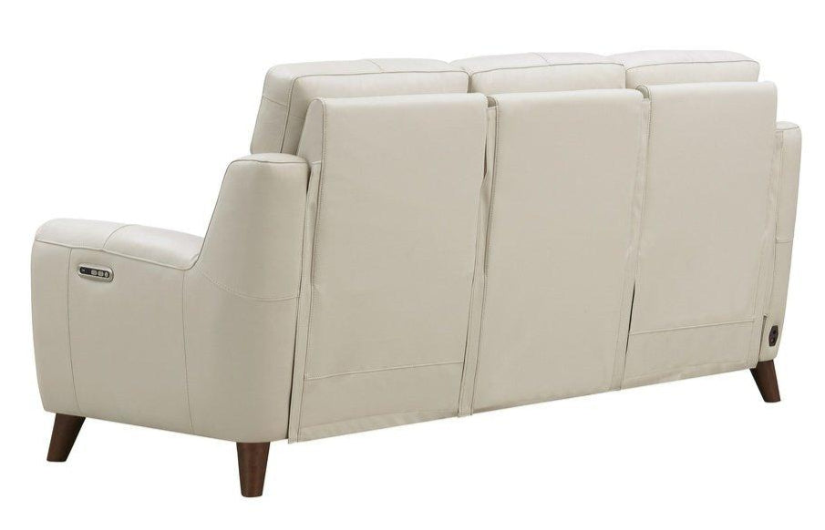 Paramount Vanilla Leather Zero Gravity Power Reclining Sofa