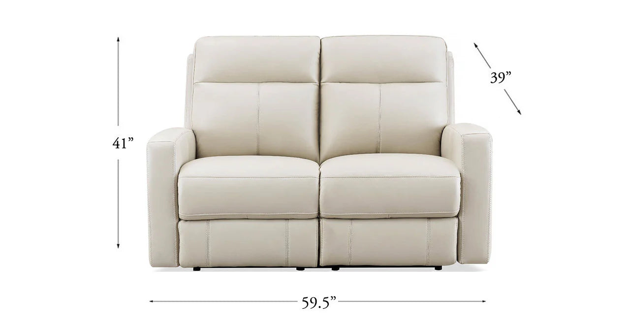 Muskoka Power Leather Zero Gravity Reclining Loveseat - Calgary Furniture Store