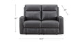 Muskoka Power Leather Zero Gravity Reclining Loveseat - Calgary Furniture Store