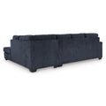 Aviemore Navy Fabric 2-Piece Sectional with Right Chaise