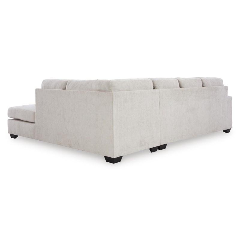 Aviemore Stone Fabric 2‑Piece Sectional Sofa with Chaise, Casual