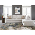 Aviemore Stone Fabric 2‑Piece Sectional Sofa with Chaise, Casual