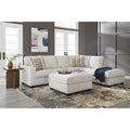 Aviemore Stone Fabric 2‑Piece Sectional Sofa with Chaise, Casual