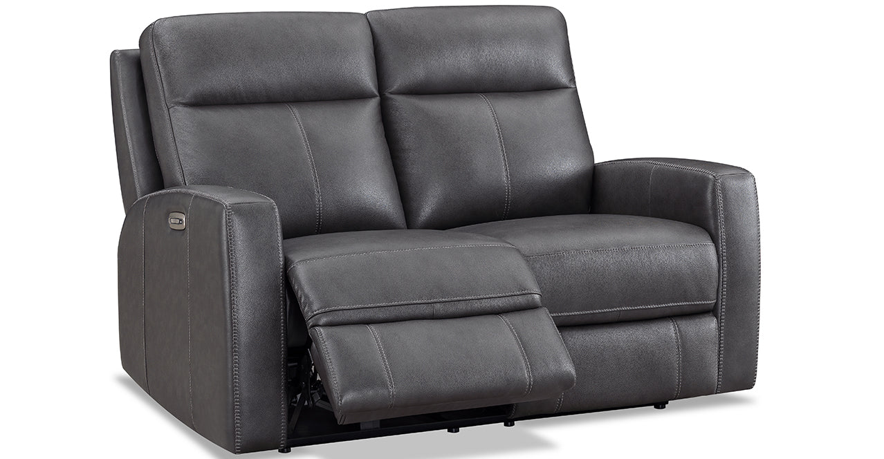 Muskoka Power Leather Zero Gravity Reclining Loveseat - Calgary Furniture Store