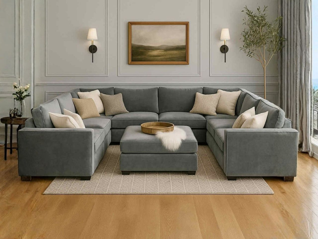 🇨🇦 Custom 9-pc with Ottoman Cloud Modular Sectional