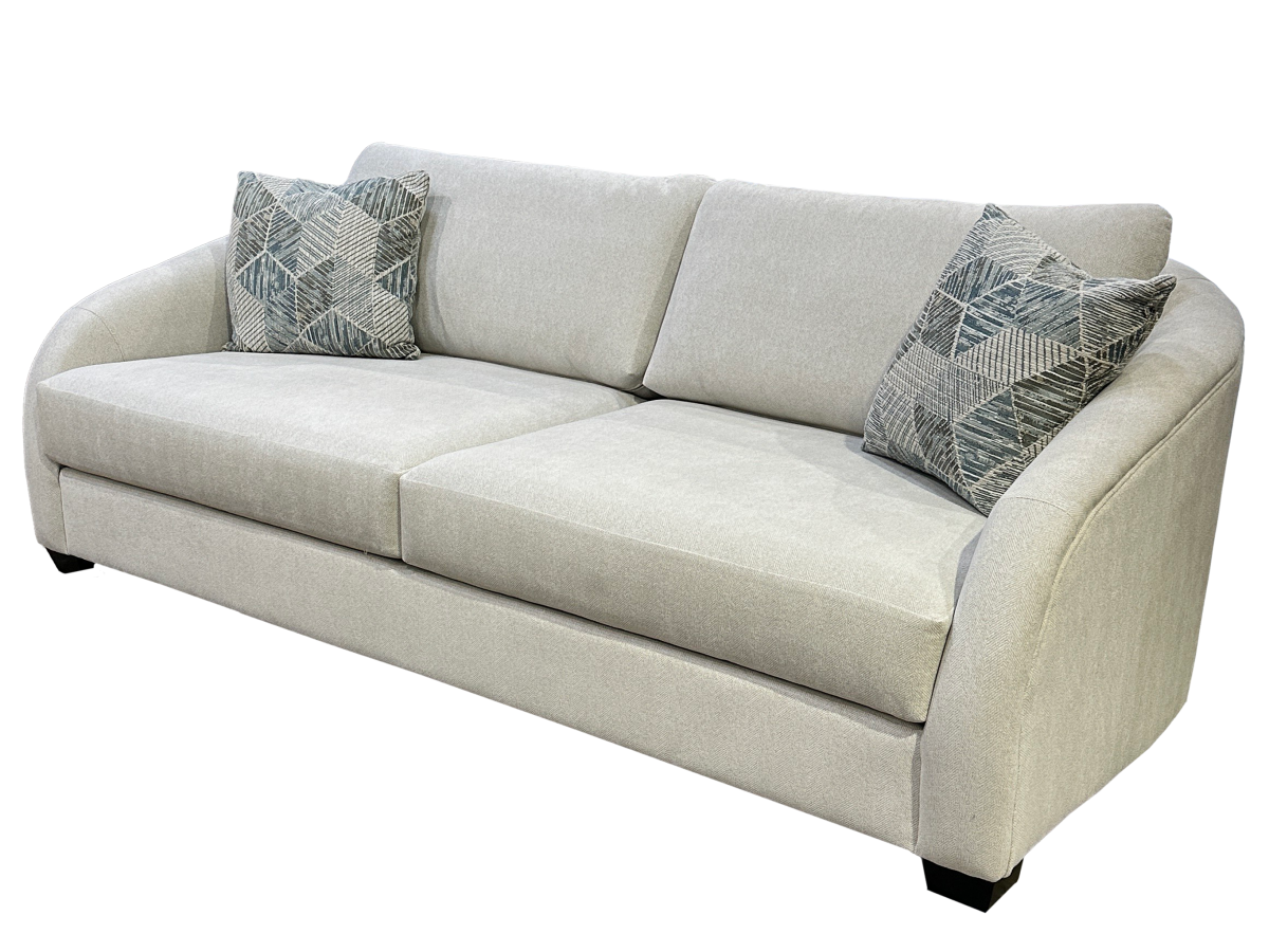 Lila Modern Deep-Seat Sofa with Plush Cushions and Pillows