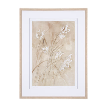 Wildflower I by Mercana Studio a Hand Embellished Textured Framed Art Print Matted under Glass - Calgary Furniture Store
