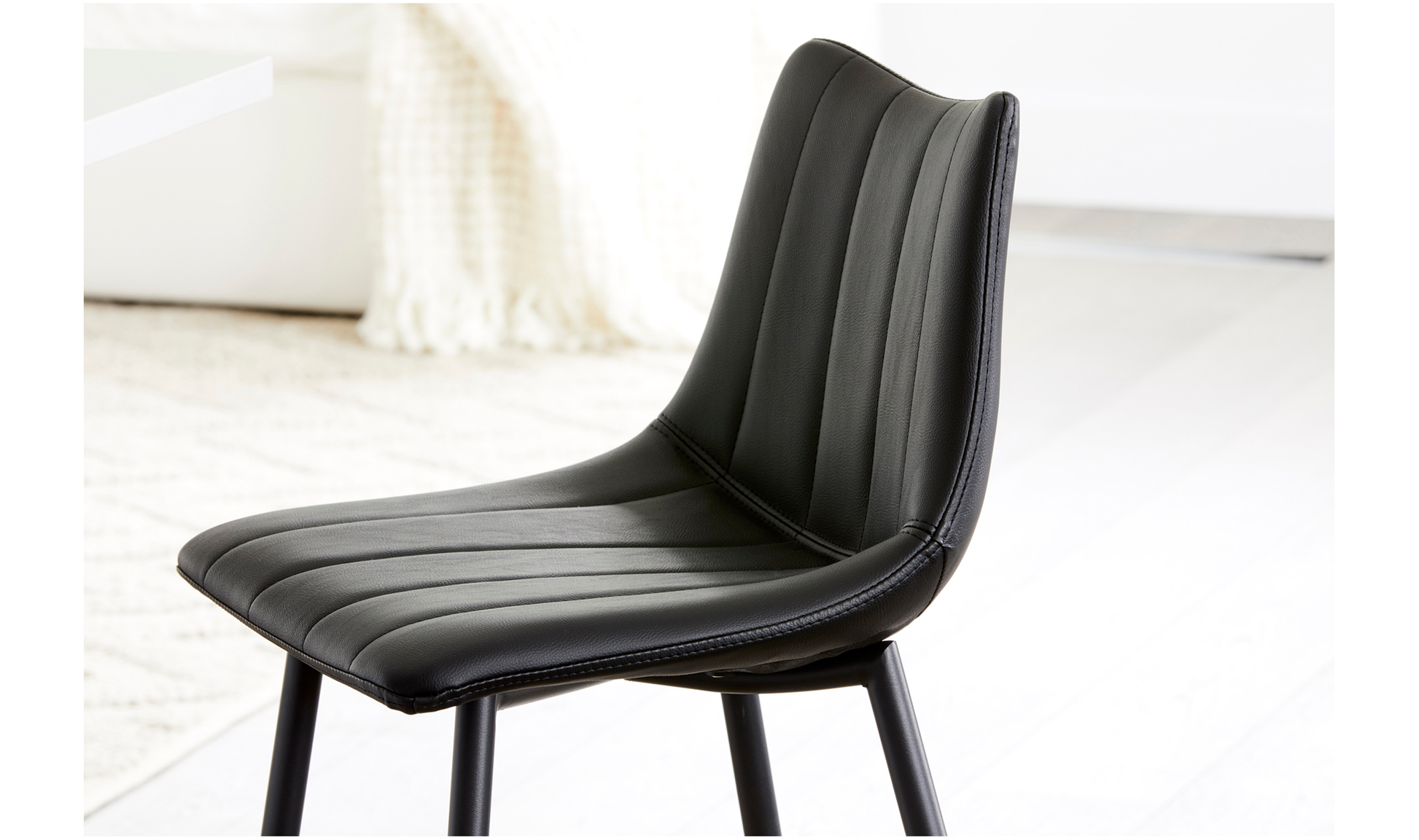 Alibi Counter Stool - Matte Black - Calgary Furniture Store