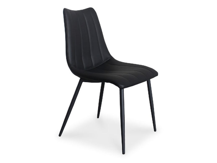 Alibi Dining Chair - Matte Black - Calgary Furniture Store