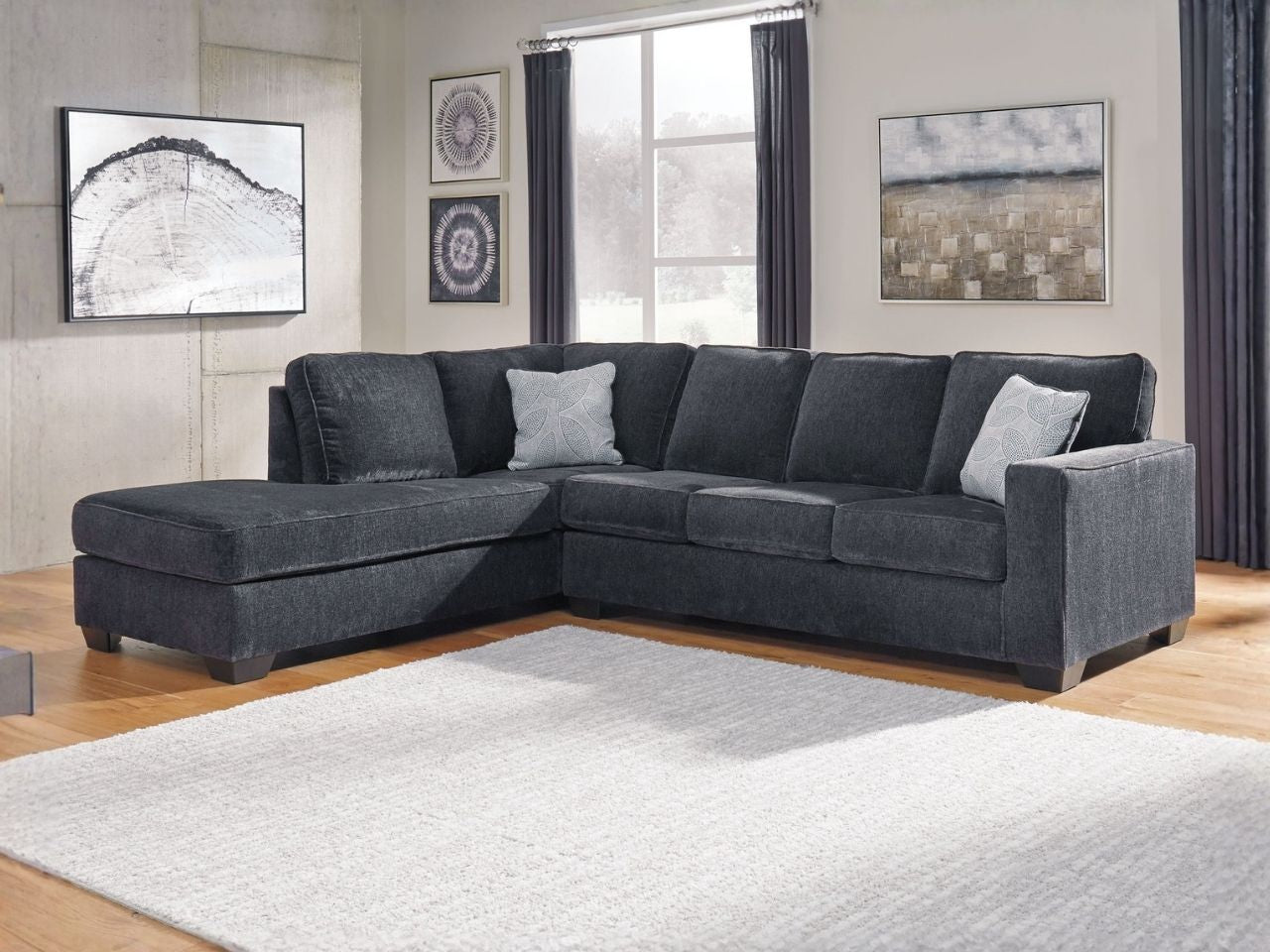 Altari Sectional with Chaise | Calgary Furniture Store 