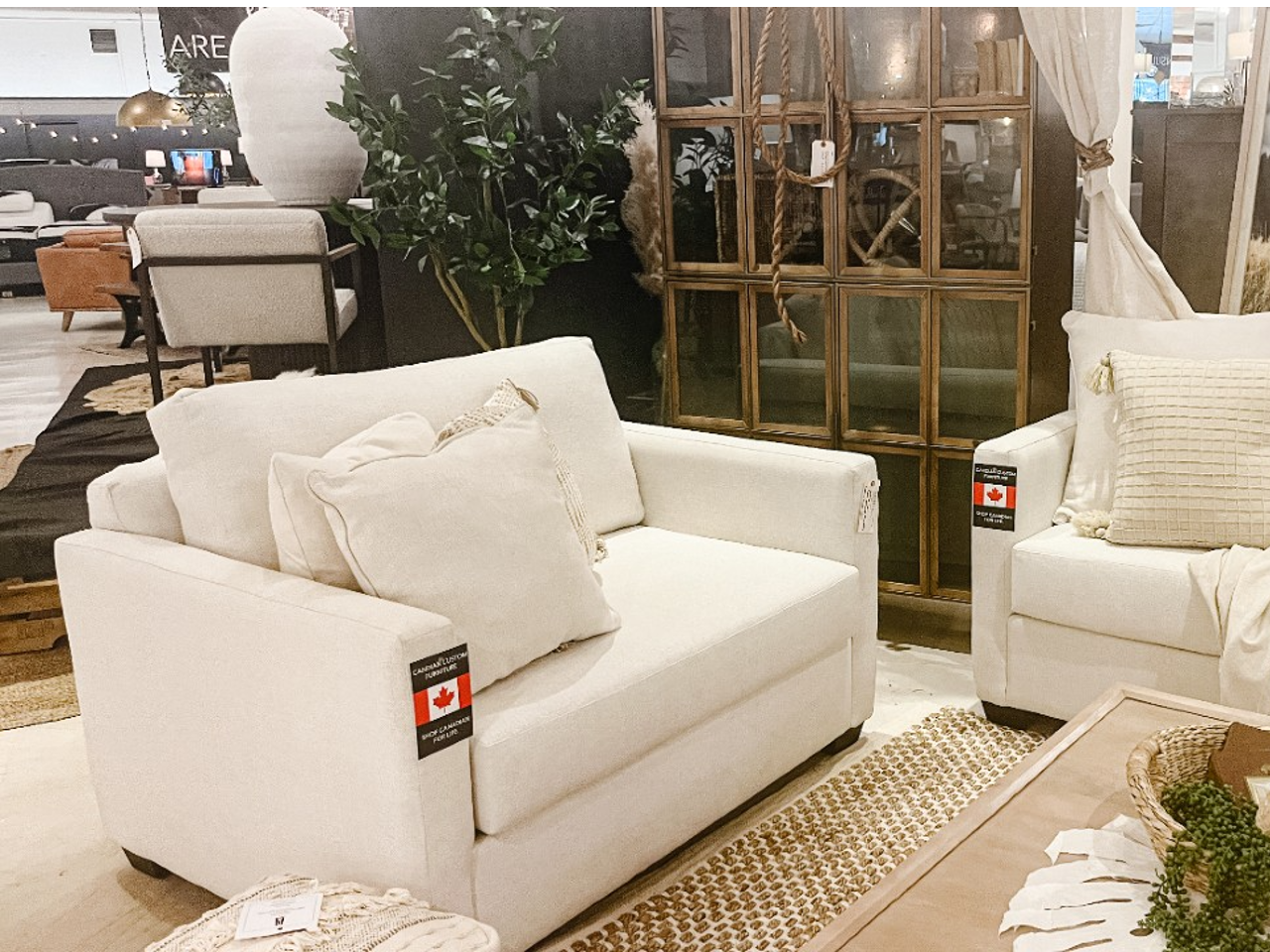 Amara Custom loveseat - Calgary Furniture Store